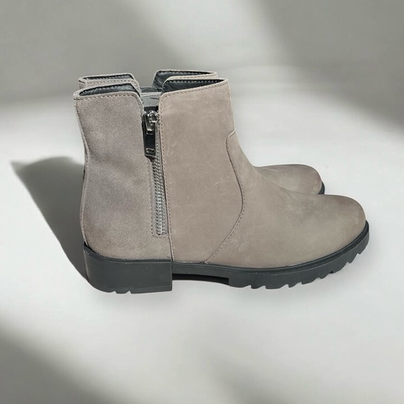 🌻Sorel Gray Emelie™ II Waterproof Full Grain Leather Ankle Boot Women's Size 7 - Picture 4 of 12